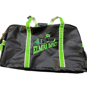 Bolsa de Equipamiento de Hockey de Alto Impacto, Material 600D, Capacidad de 50-70L, Diseño de Logotipo Personalizado para Club, Bolsas Deportivas Verdes y Negras - Product Image 1