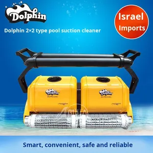 <span class=keywords><strong>Robot</strong></span> de nettoyage de <span class=keywords><strong>piscine</strong></span> entièrement automatique à aspiration sous-marine <span class=keywords><strong>Dolphin</strong></span> 2*2 importé de Chine, machine à double corps pour le fond de la <span class=keywords><strong>piscine</strong></span> - Product Image 2