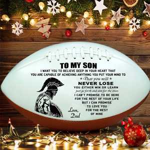 Regalo per la <span class=keywords><strong>mia</strong></span> nipote love you da PAPÀ <span class=keywords><strong>MAMMA</strong></span>, football americano regalo per tuo figlio Anniversario di Matrimonio compleanno di natale regalo di laurea - Product Image 5