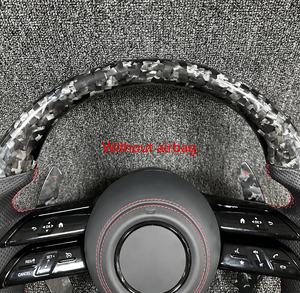 Volante de Fibra de Carbono Forjado <span class=keywords><strong>Mercedes</strong></span>- GT63 <span class=keywords><strong>S</strong></span> Compatible con los Modelos: W205/W166/W177/W204/W217/W222 (C63/<span class=keywords><strong>E63</strong></span>/S63) - Product Image 2