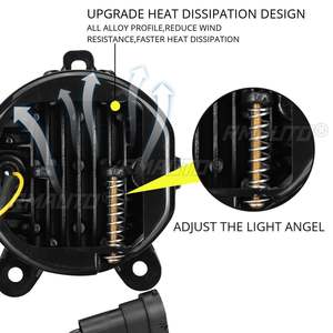 Par de Faros Antiniebla LED de 3.5 Pulgadas, Luz Blanca Ámbar para Lada Priora, Faros Antiniebla LED para Autos Rusos, 12/24V, Luz Antiniebla LED para Parachoques Delantero - Product Image 3