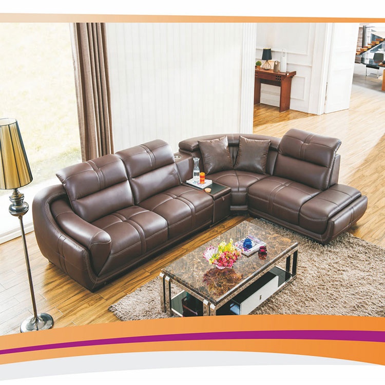 U-образная современная мебель для гостиной, набор диванов lawson из натуральной кожи