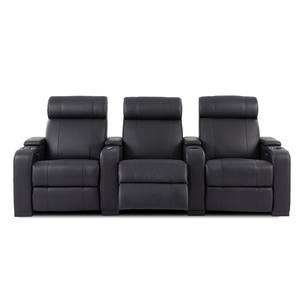 Sofá eléctrico de cuero con respaldo alto, piel de vaca de primera calidad, cómodo para descansar y dormir, conjunto de sala de cine de alta gama - Product Image 1