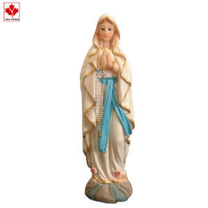 カスタム樹脂聖母マリア像宗教工芸品クリスチャン置物教会像 - Product Image 4