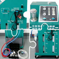 Máquina Multifunción para Cambio de Fluidos Automotrices, Limpieza de Frenos y Refrigerante para Talleres de Reparación de Automóviles