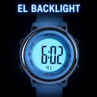 Montre numérique pour enfants, certifiée CE RoHS, avec logo personnalisé, étanche, alarme, chronomètre, calendrier, pour le sport et les activités de plein air