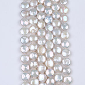 Accessoires de bijouterie en gros, perles bouton de 12-13 mm, perles d'eau douce naturelles, perles en vrac pour colliers et bracelets DIY - Product Image 2