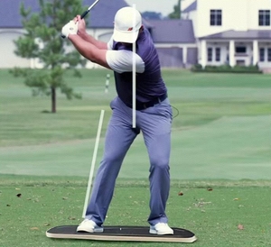 Entrenador de columpio de Golf, placa de presión, cambio de peso, tabla de equilibrio, entrenador de velocidad de Golf para fuerza y tempo para golpear el astillado - Product Image 6