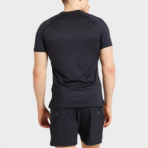 Camiseta Deportiva Elástica Personalizada de Alta Calidad, Fabricada en China, para Verano, Tejida, para Correr, Ropa Interior, Unisex, Fitness - Product Image 3