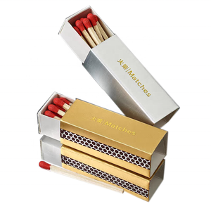 High Quality Rigid <strong>Gift</strong> <strong>Box</strong> Matchbox Black Matchboxes Custom Drawer Match <strong>Box</strong> With <strong>Long</strong> Black Matches - Product Image 4
