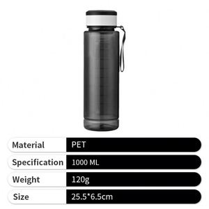 2026 Plastic Gym Water Hiking Basketball Carry Handle Hydration Sport <b>Bottle</b> With <b>Box</b> for Outdoor - Product Image 5