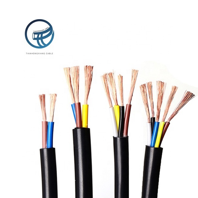 Wholesale RVV Multicore Cable 2.5mm PVC Insulated Flexible Copper Core 2 & 2.5mm Stranded Heating Cable