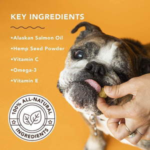 Campione gratuito Omega 3 <span class=keywords><strong>olio</strong></span> di pesce dell'alaska snack da masticare <span class=keywords><strong>per</strong></span> <span class=keywords><strong>cani</strong></span>-con AlaskOmega <span class=keywords><strong>per</strong></span> acidi grassi EPA e DHA - Product Image 5