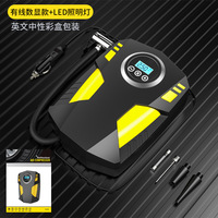 Gonfleur de pneus de voiture numérique portable 12V avec manomètre LED, pompe à air électrique multifonction pour voiture, SUV, moto