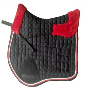 Servicio OEM, Almohadilla de Montura de Caballo Personalizada de Color Sólido, Forma Europea, Piel de Oveja, Material de Algodón para Salto, Alta Calidad, Duradera y Cómoda - Product Image 3
