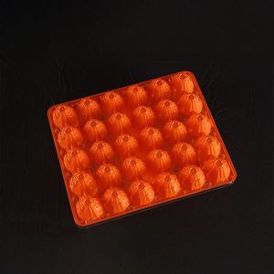 Manufacture Disposable Turkey Egg Packaging Crate 30 Holes PET Chicken Egg <b>Trays</b> Free Samples - Product Image 2