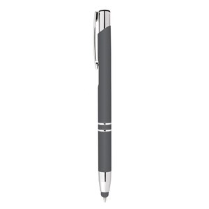 Bolígrafo Personalizado de Aluminio Naranja, Ancho de Escritura de 1.0 mm, Bolígrafo Deportivo Novedoso de Metal, Logotipo Personalizado, Bolígrafo Promocional con Revestimiento de Goma - Product Image 2