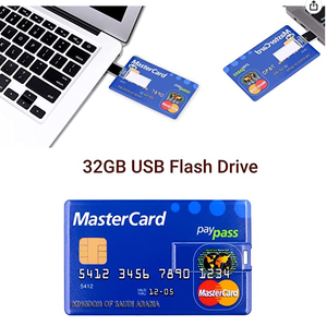 Ổ Đĩa <span class=keywords><strong>Flash</strong></span> USB Ổ Đĩa <span class=keywords><strong>Flash</strong></span> Hình Thẻ Tín Dụng 32G Ổ Đĩa U Quà Tặng Ngón Tay Cái Để Sao Lưu Dữ Liệu Chuyển Tập Tin - Product Image 2