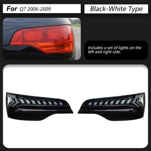 Ensemble de feux arrière de type traversant pour <span class=keywords><strong>Q7</strong></span> 2006-2015, remis à neuf, entièrement à LED, lentille transparente, clignotants dynamiques - Product Image 2