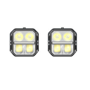 Mtigersports M4S E-mark haute puissance ultra lumineuse universelle LED moto lumière auxiliaire Combo lentille design interrupteur réglable - Product Image 1