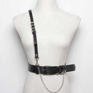 Ceinture Corset pour femmes, large et réglable, en Denim - Product Image 2