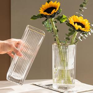 Jarrón de cristal redondo Luso, decoración minimalista de lujo para el hogar para comedor, fiesta y arreglo floral de boda, dispositivo - Product Image 3