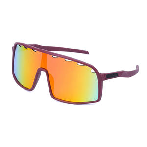Nouvelles lunettes de cyclisme pour hommes avec verres polarisés, protection UV400, pour sports de plein air et conduite, monture PC, couleur marron - Product Image 2
