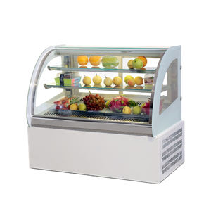 Comptoir Réfrigérateur Petite Table <span class=keywords><strong>Top</strong></span> Gâteau Affichage Vitrine Réfrigérateur Armoire Porte En Verre Refroidisseur - Product Image 1