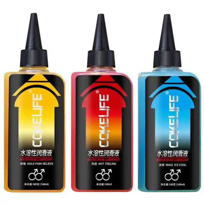 160ML Lubricant Water Base Lubricants Body Sex Oil Ice Feeling Anal Gel Adults Sex Product Male Sex Massage Oil
