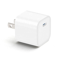 Chargeur mural USB-C 12W mini à charge rapide 5V2.4A, certifié FCC, adaptateur de voyage portable pour iPhone – Meilleures ventes