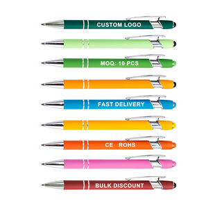 Bolígrafo Metálico 2 en 1 con Logotipo Personalizado, Bolígrafo de Regalo y Bolígrafo Promocional con Punta Táctil para Tablet - Product Image 2