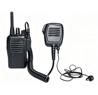 Mikrofon Speaker HM-159LA dengan Jack Earphone 3.5 mm Cocok untuk Radio Dua Arah ICOM T10 V86 F1000 F1100D F2000 F2100D F3001