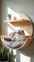 Mur en bois chat lit chat mur hamac chat mur meubles