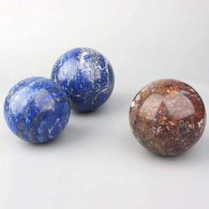Nouvelle sphère de Lapis Lazuli en pierre précieuse naturelle pour la guérison et la décoration - Product Image 5