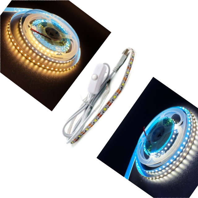 5V USB LED Strip Light with Switch Decoration LED Tape for House Room Flexible Backlight Strip 1M 2M 3M 5M Ribbon Light