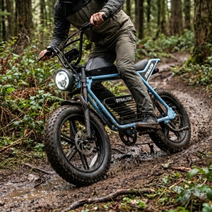 Bicicleta Eléctrica Ligera y Fácil de Conducir con Llantas Gruesas, Bicicleta Eléctrica Elegante para Jóvenes, Tendencia Urbana para Viajar - Product Image 2