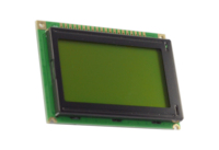 COB graphique 12864 Module 128*64 points matrice de points STN lettres noires sur fond jaune-vert LCDModule interface parallèle mono