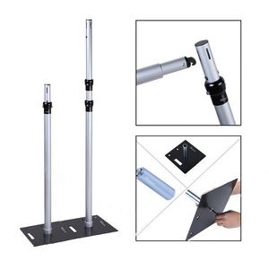 Cortina de Fondo Ajustable de 6 a 20 Pies, Kits de Tubos y Cortinas Multiusos para Ferias Comerciales, Bodas, Exhibiciones y Convenciones - Product Image 3