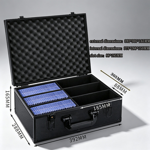 Boîte de rangement pour cartes gradées 3-6 rangées avec emplacements pour cartes gradées BGS SGC, protection durable pour cartes à collectionner, étui pour cartes PSA - Product Image 1