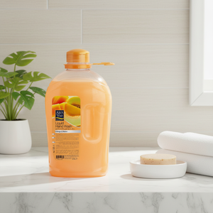 Jabón Líquido para Manos AquaVera 2.5L - Hidratante y Limpiador a Base de SLS con Aroma a Mango y Melón, Jabón para Baño con Certificación ISO 9001 - Product Image 3