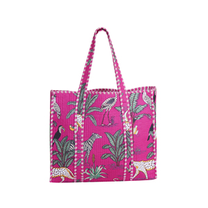 For Panelled Lightweight Summer Bohemian Style Open Top Tote <b>Bag</b> with Solid Color Cotton Lining All Seasons - Product Image 3