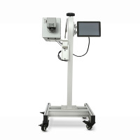 Codificador Láser Industrial de 30W, Tipo Gantry, Enfriado por Aire, para Línea de Producción de Empaquetado, Fecha, Lote, Código QR