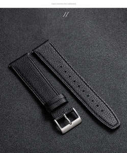 LAIHE-Bracelet de montre intelligente de luxe en cuir véritable pour homme Vegan Full Grain Correas-De-Reloj pour <span class=keywords><strong>Mi</strong></span> <span class=keywords><strong>Band</strong></span> Smartwatch - Product Image 2