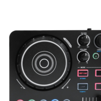 Controlador MIDI de DJ/Consola de Mezcla de Audio Accuracy Pro Audio MID36, Mezclador de DJ, Reproductor MINI DJ USB