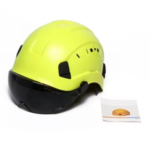 Casque de sécurité industriel orange de type V avec 6 points de suspension et design à fentes pour la construction - Product Image 6