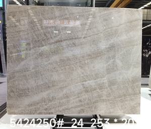 Encimera Moderna de Cuarcita Taj Mahal Natural de 20 mm, Acabado Pulido Mate, Gran Losa Impermeable para Interiores, Encimera de Isla, Tocador - Product Image 1