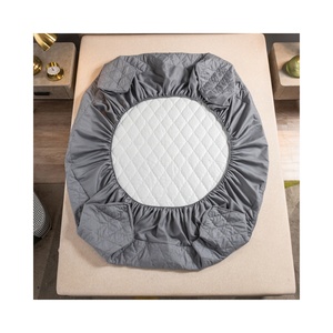Fábrica de Nantong, Funda de colchón <span class=keywords><strong>impermeable</strong></span> ultrasónica, protector de colchón ajustado elástico, se extiende hasta 18 pulgadas de profundidad - Product Image 1