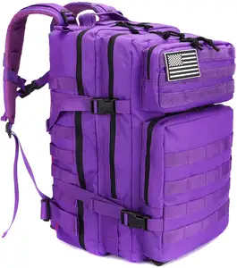 הסיטונאי כושר מותאם אישית טרמפים גב חבילה rucksack ציד mochilas 45l תיק גב טקטי תיקי גב טקטי לגברים