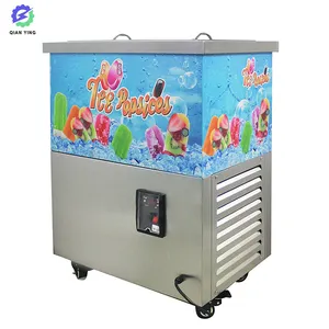 Commercial Popsicle Ice-cream Maker Automatic 4 Moulds Popsicle Machine High-Capacity Popsicle Freezer Cabinet