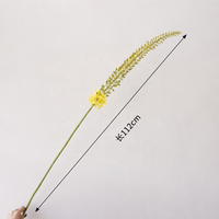 Fleur artificielle en soie en forme de lys queue de renard pour mariage, fêtes, accessoires de photographie - Composition florale semi-artisanale pour la maison